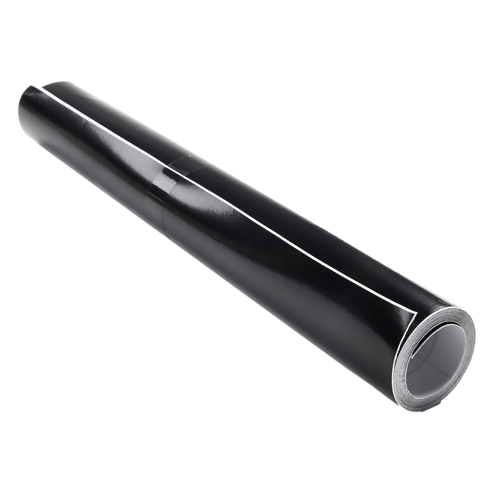 1 piece of solid gloss black vinyl car windshield sun visor sticker 200 x 1400 mm