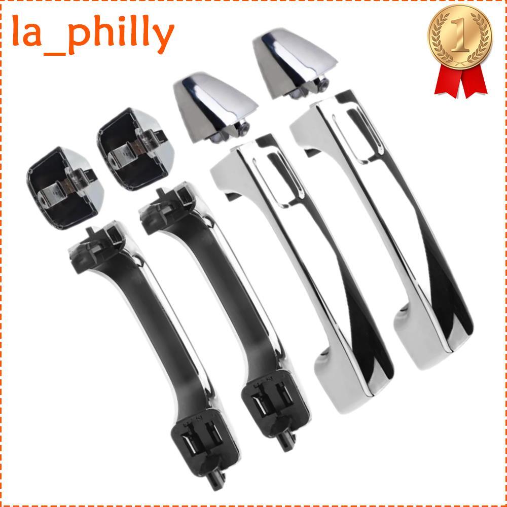 4Pcs Exterior Outside Door Handle Chrome Front Rear Fit for Hummer H3 H3T 09-10