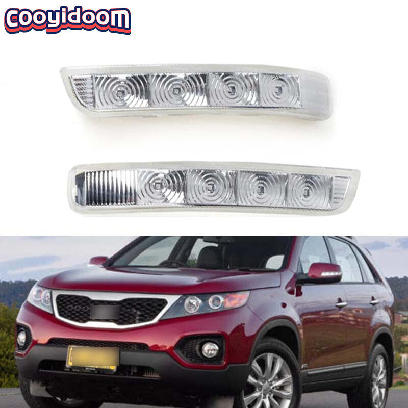 A pair of 4-LED rear-view turn signals for the for Kia Sorento XM (2009-2014).