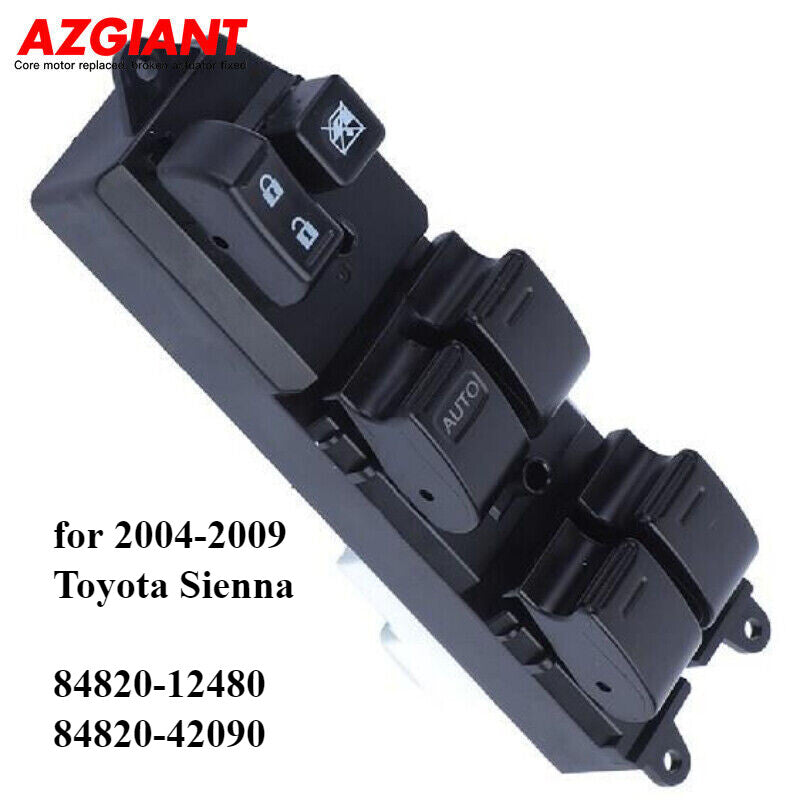 Power WINDOW Master control switch for left drive side applicable to 2004-2009 for Toyota for Sienna