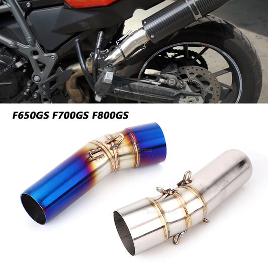for BMW F650GS F700GS F800GS F800GT Slip On Exhaust Pipe Link Muffler Silencers