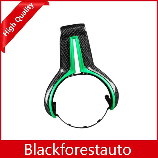 Green Carbon Fiber Steering Wheel Trim Fits For M series M4 F82 2014-2018