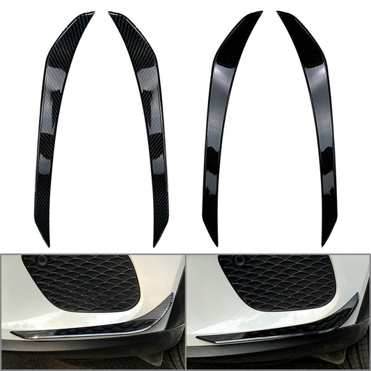 2x Front Bumper Lip Splitter Spoiler for Mercedes-Benz GLB X247 2020-2021 Black