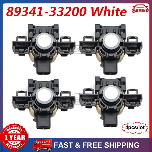 4-pack of anti-collision PDC parking assist sensors 89341-33200 suitable for Lexus ES350 CT200h ES300h