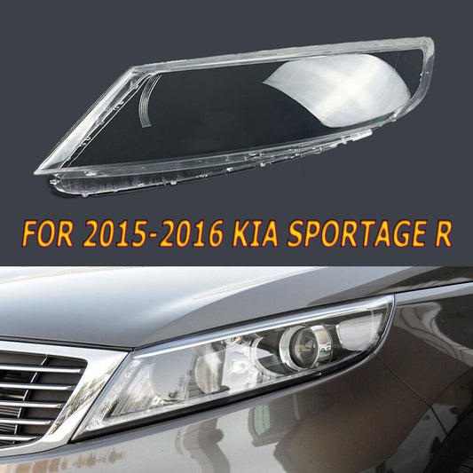 Transparent Car Headlight Cover Lens for Kia Sportage R 15 - 2016 (USA)