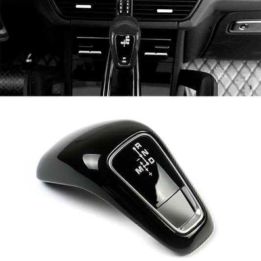 ABS Car Gear Shift Knob Cover Trim Fit for Porsche for Cayenne 2018-2021 2019 2020 Black