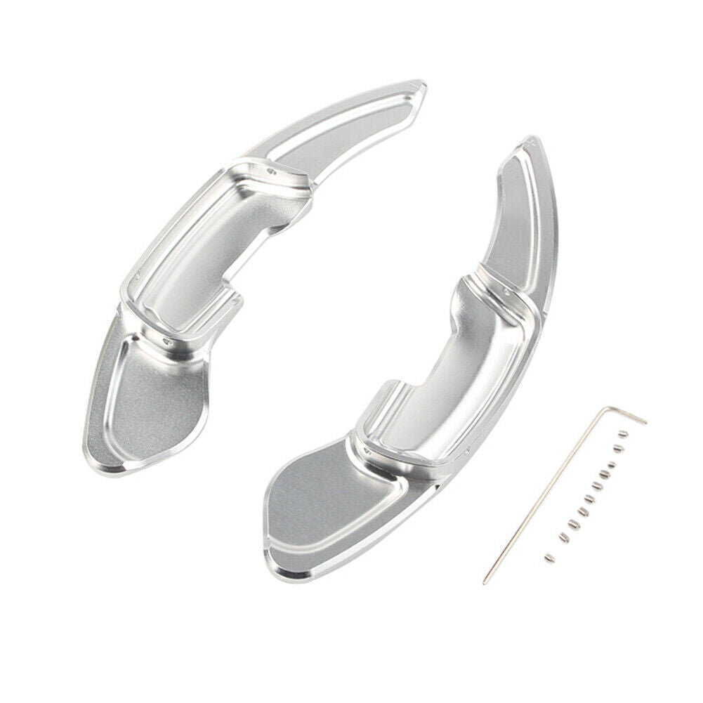 Steering Wheel Shift Paddle Shifter Extension Silver Fit for Lexus GS250 GS350 12-16