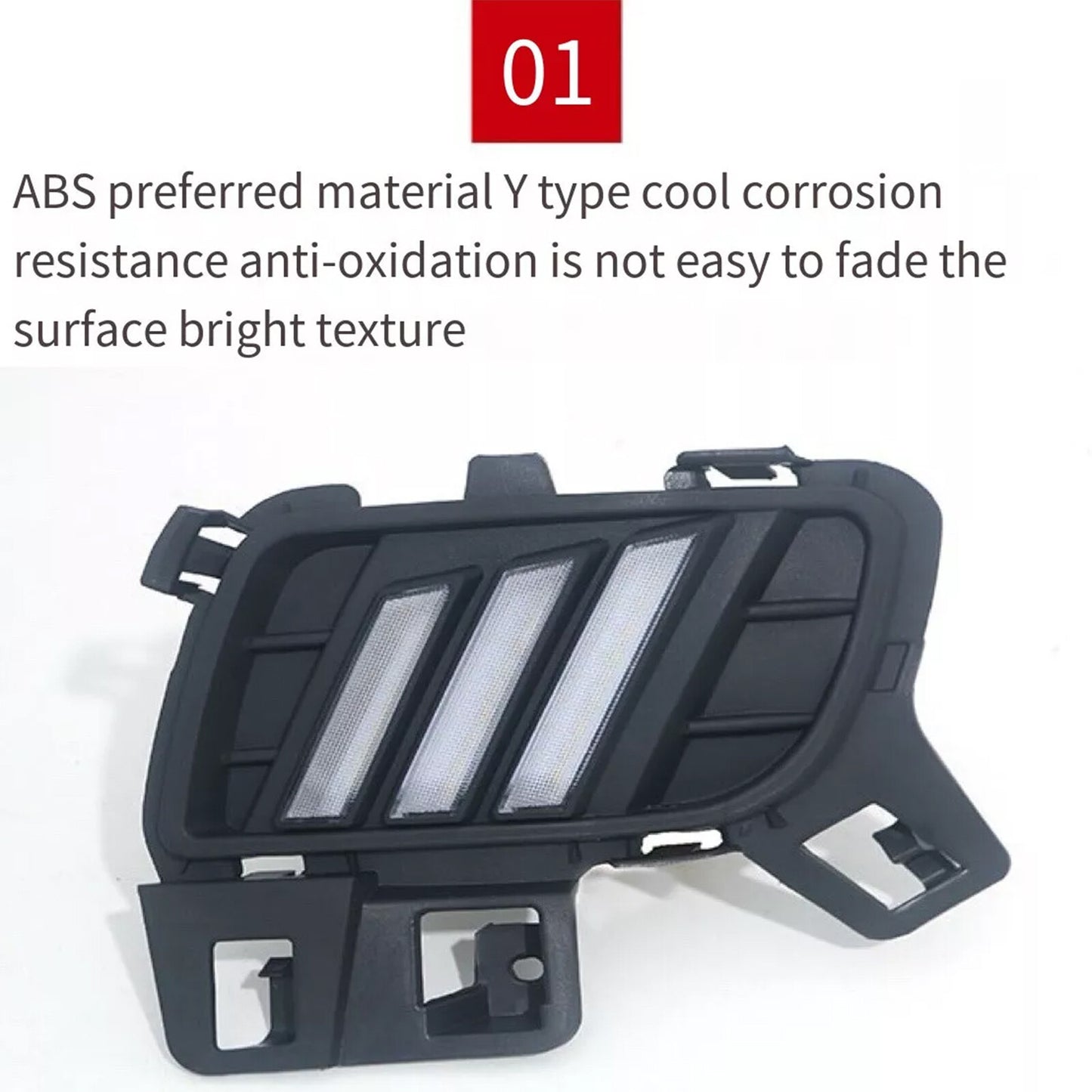 2PCS for Mazda 6 2006-2015 LED DRL Daytime Running Lights Fog Lamps Bumper