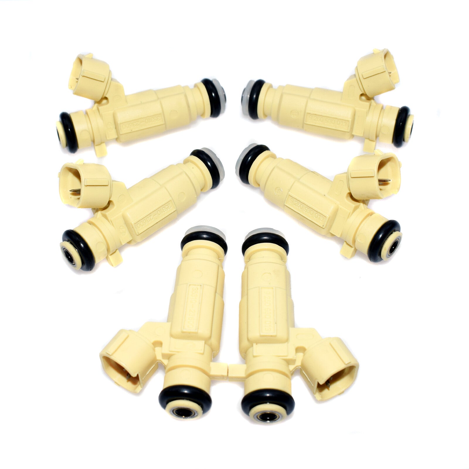 Set of 6 Fuel Injectors for Hyundai Santa Fe for Kia Optima 2.0 2.7L 35310-23600