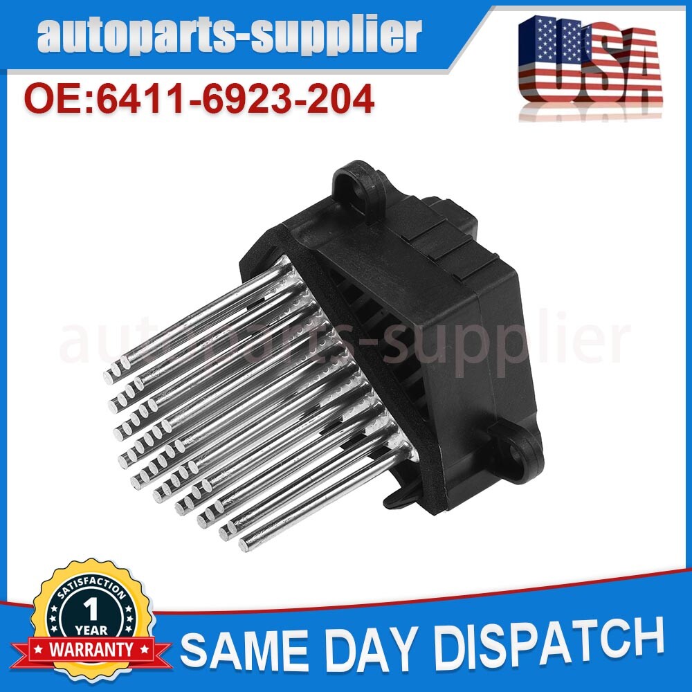 Heater blower motor resistor 64116923204, suitable for BMW X3, X5, M3, 325Ci, 325i, 330i