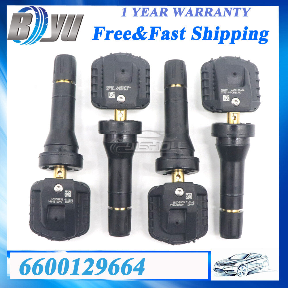 Set 4x 6600129664 Tire Pressure Monitoring Sensors for Geely Okavango Atlas Pro