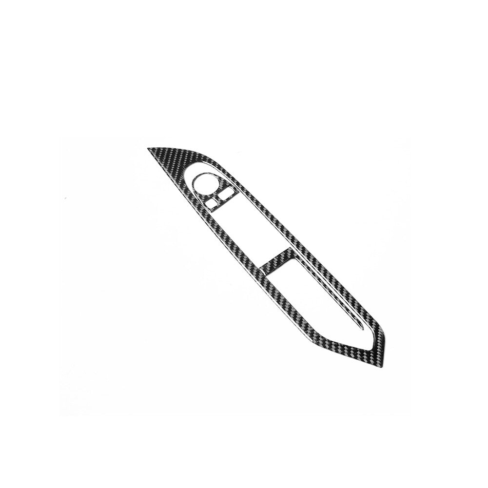 3Pcs Carbon Fiber Driver Window Switch Cover Trim for BMW 6 Series F12 F13 RHD