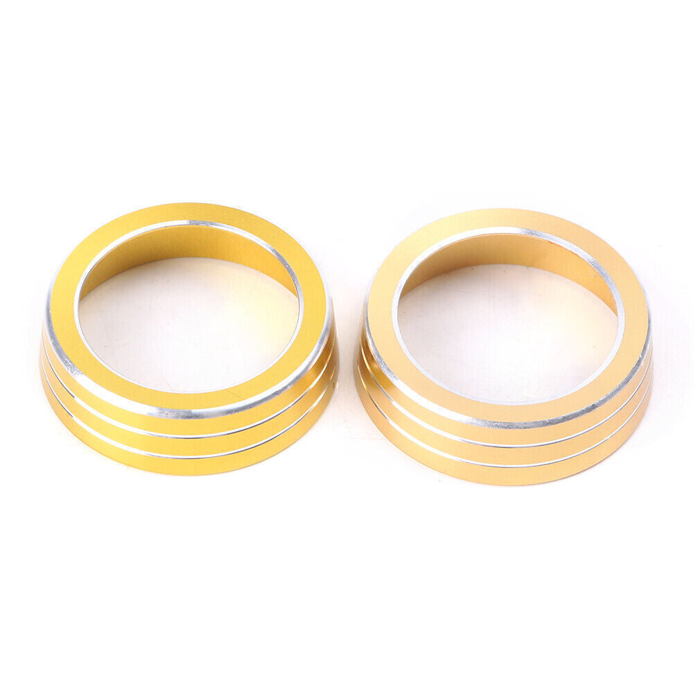 AC Air-condition Control Switch Cover Ring Gold fit for Honda for Civic 2016 2017 Car