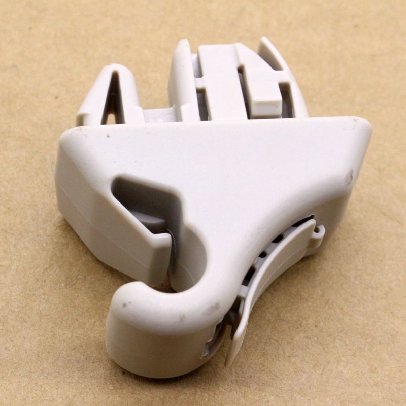 Driver or passenger side sun visor clip for Mitsubishi Montero III 2000-06 Beige