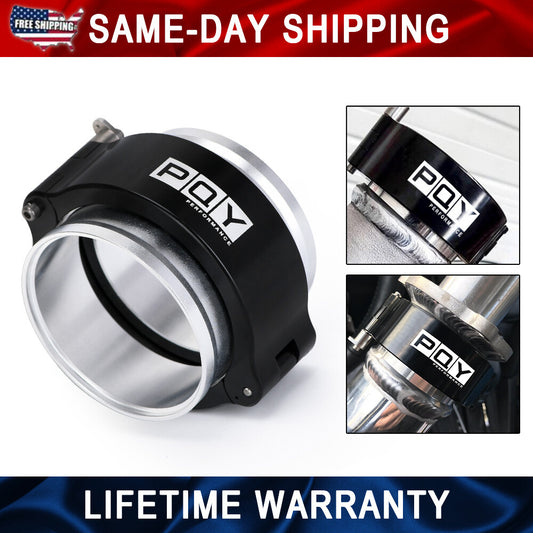2.5 Quick Release Aluminum Heavy Duty Intake V Band Clamp Intercooler Pipe