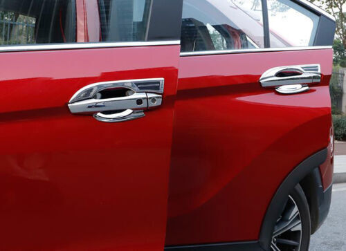 for Mitsubishi Eclipse Cross 2018-2020 Outer Door Handle+Bowl Cover Trims Chrome