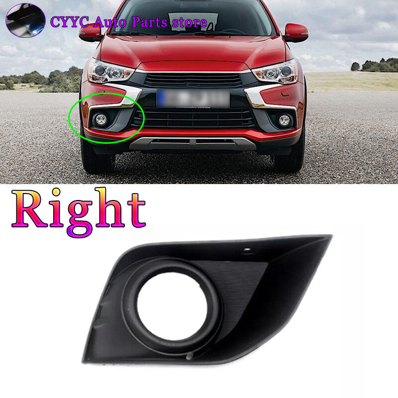 RH Fog Light Covers Bezels for Mitsubishi Outlander Sport ASX RVR 2016-2019