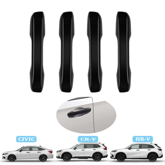 4x Door Handle Cover Trim For 2022-2024 for Honda for Civic 23-2024 Accord CR-V HR-V ABS