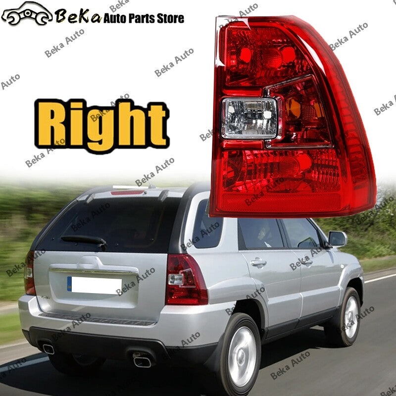 Right side for Kia Sportage 2005-2010 Rear Bumper Tail Light Shell Cover No Bulb