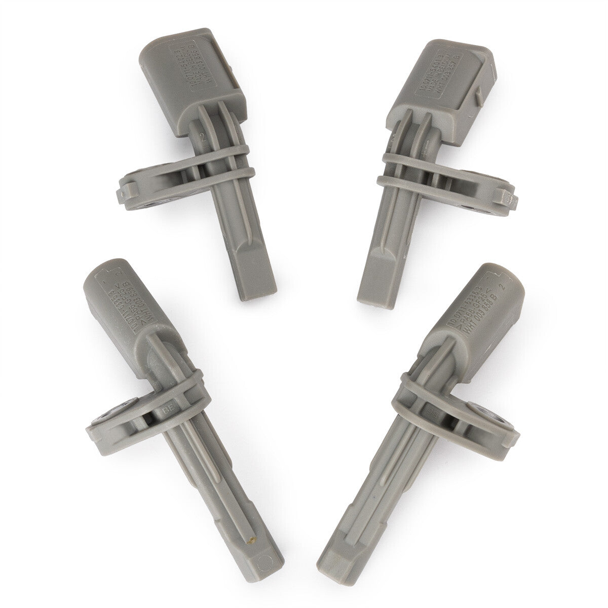 Four front and rear ABS wheel speed sensors suitable for Audi Q7 (2007-12) and for Volkswagen Touareg (2015) (04-10)