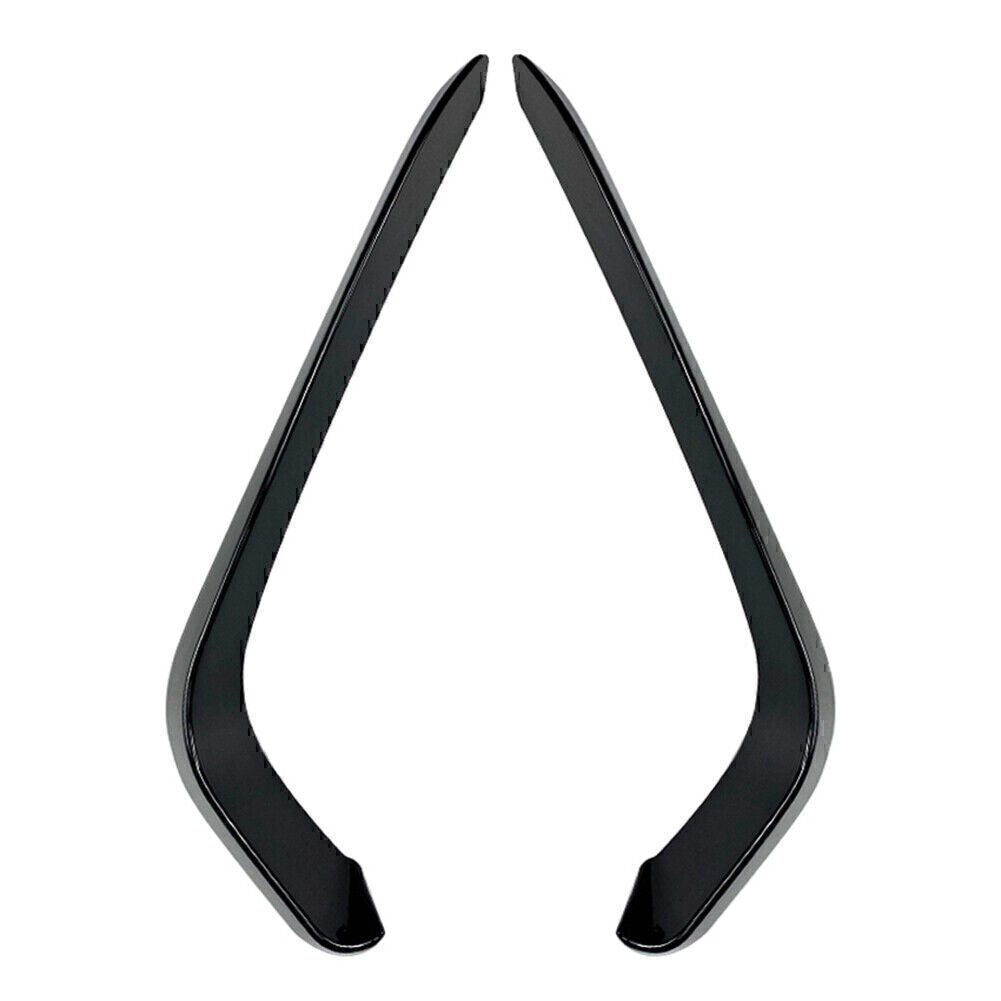 Front Fog Light Lamp Strip Trim for VW for Passat Variant B8 2017-2018 Glossy Black