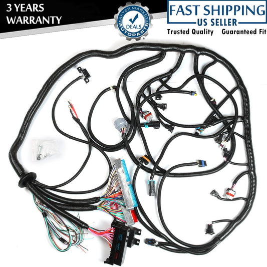 For LS SWAP 4.8 5.3 6.0 97-06 Drive by Cable DBC LS1 4L60E Stand Alone Harness