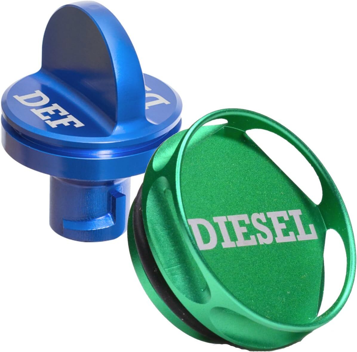 Combination pack of magnetic diesel fuel caps (DEF caps) for Dodge for RAM TRUCK 1500 2500 3500