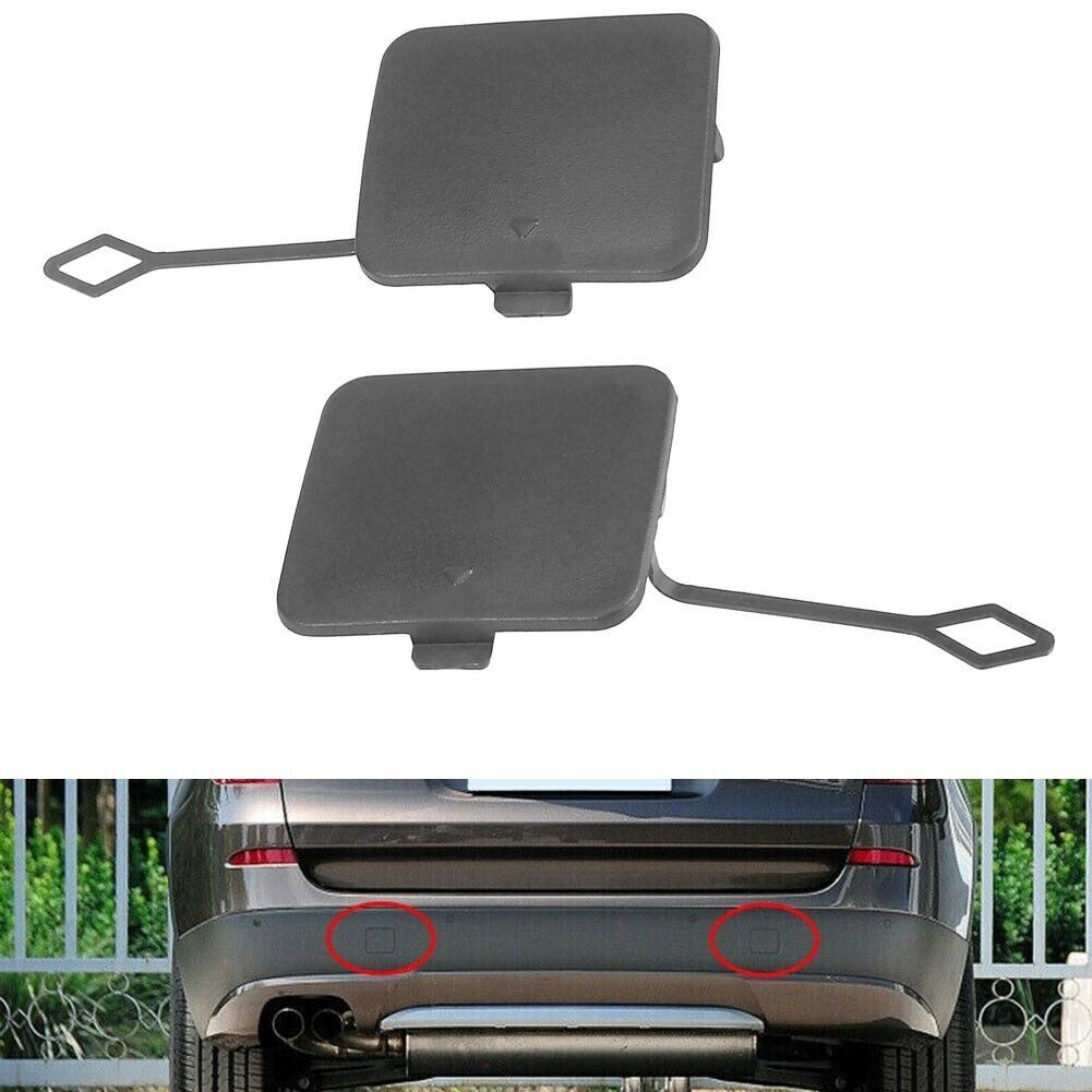 1 Pair Rear Bumper Tow Hook Cover For X3 F25 2011 2012 2013 51127272415