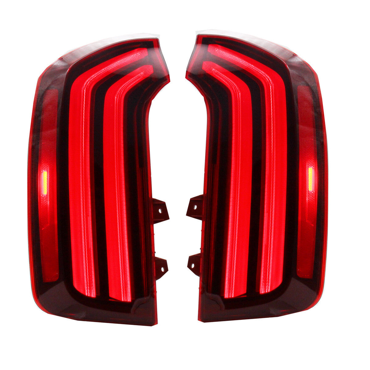 Pair LED Tail Lights Outer Rear Lamp Assembly for Kia Telluride 2020 -2024