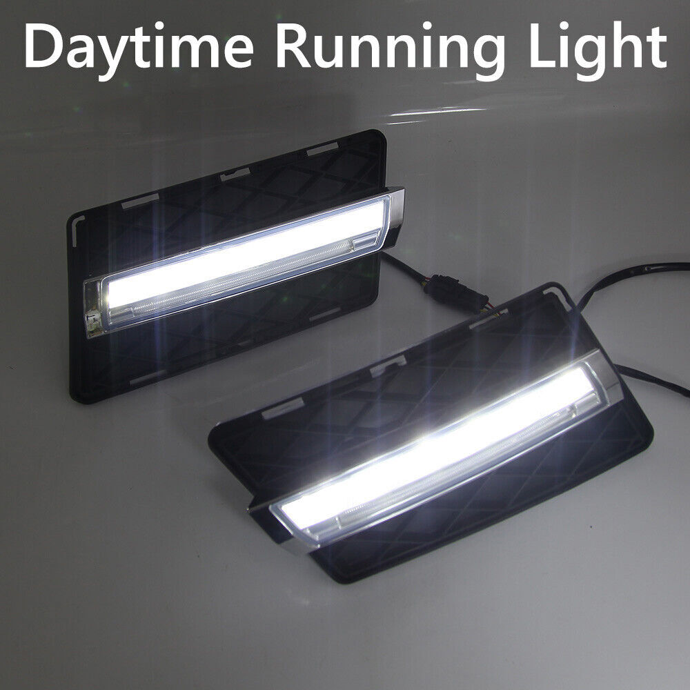 LED DRL Daytime Running Light Fog Lamp Cover for Benz GLK Class W204 2008-2012