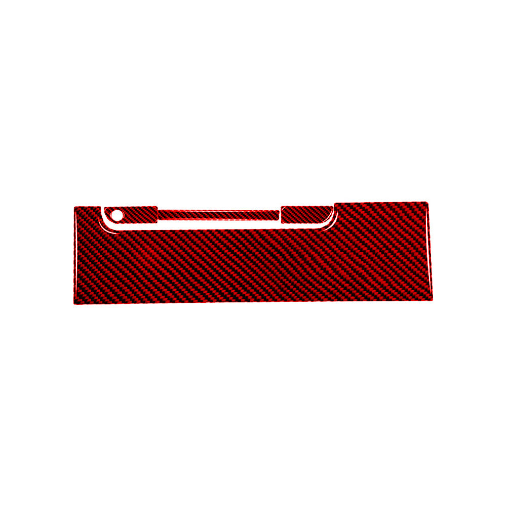 4X Red Carbon Fiber Passenger Glove Box Panel Cover Trim for Audi TT 8N 2001-06