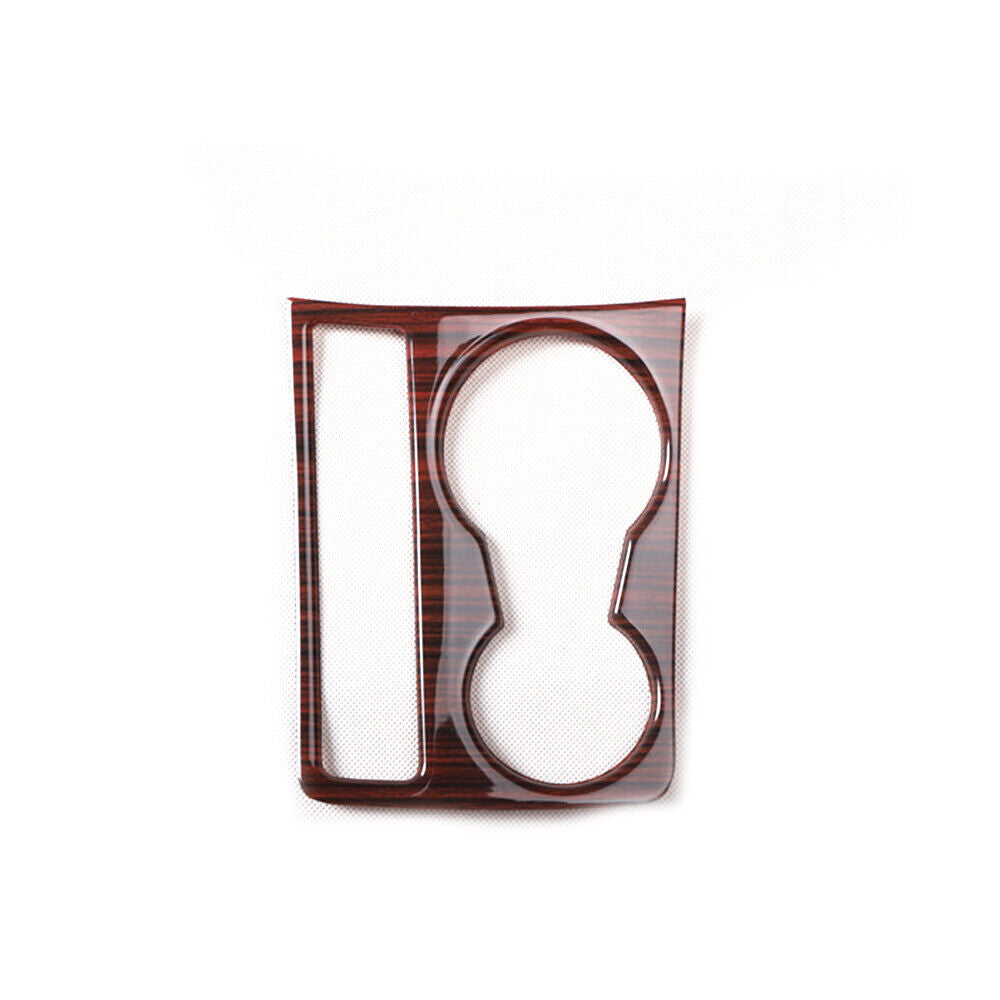 Car Middle Console Drinking Glass Trim 1PCS Fit for Audi A5 2008-2016 Red Wood