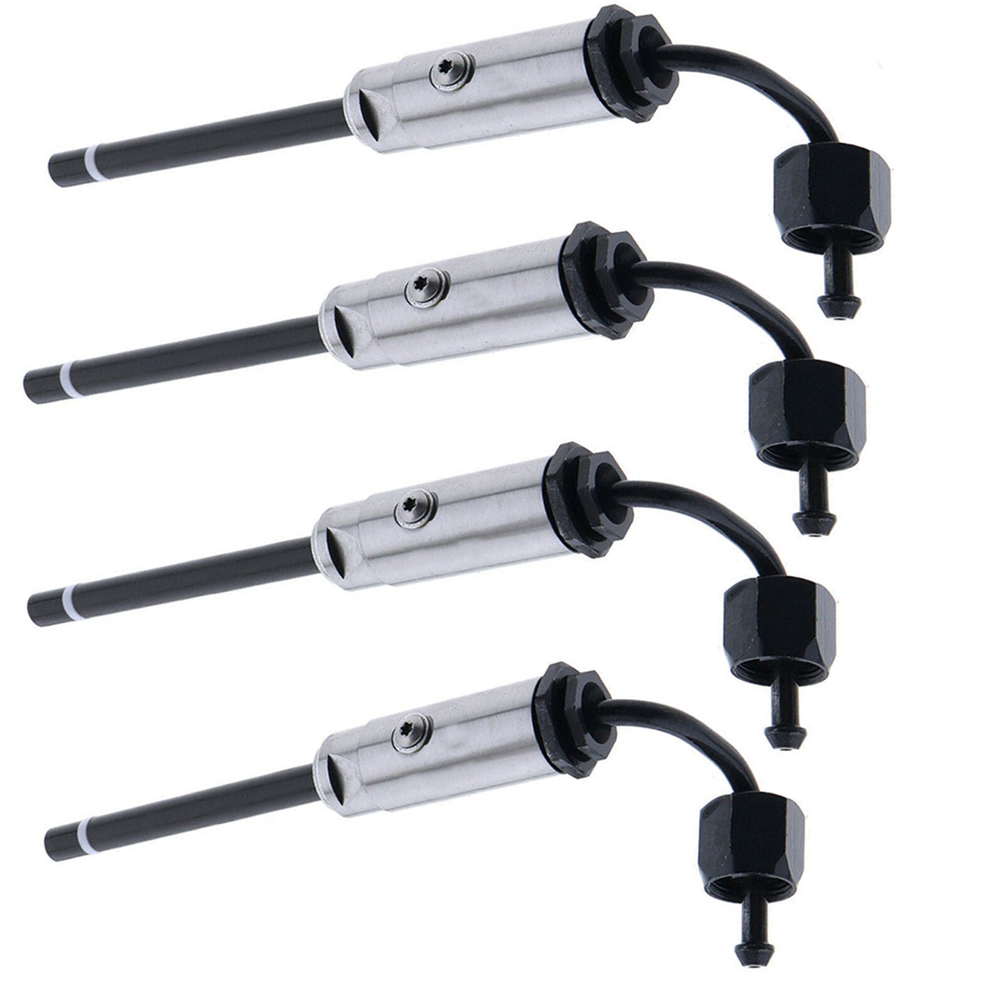 4PCS Fuel Injection Pencil Nozzle 4W-7015 OR3419 for Caterpillar CAT Engine 3204