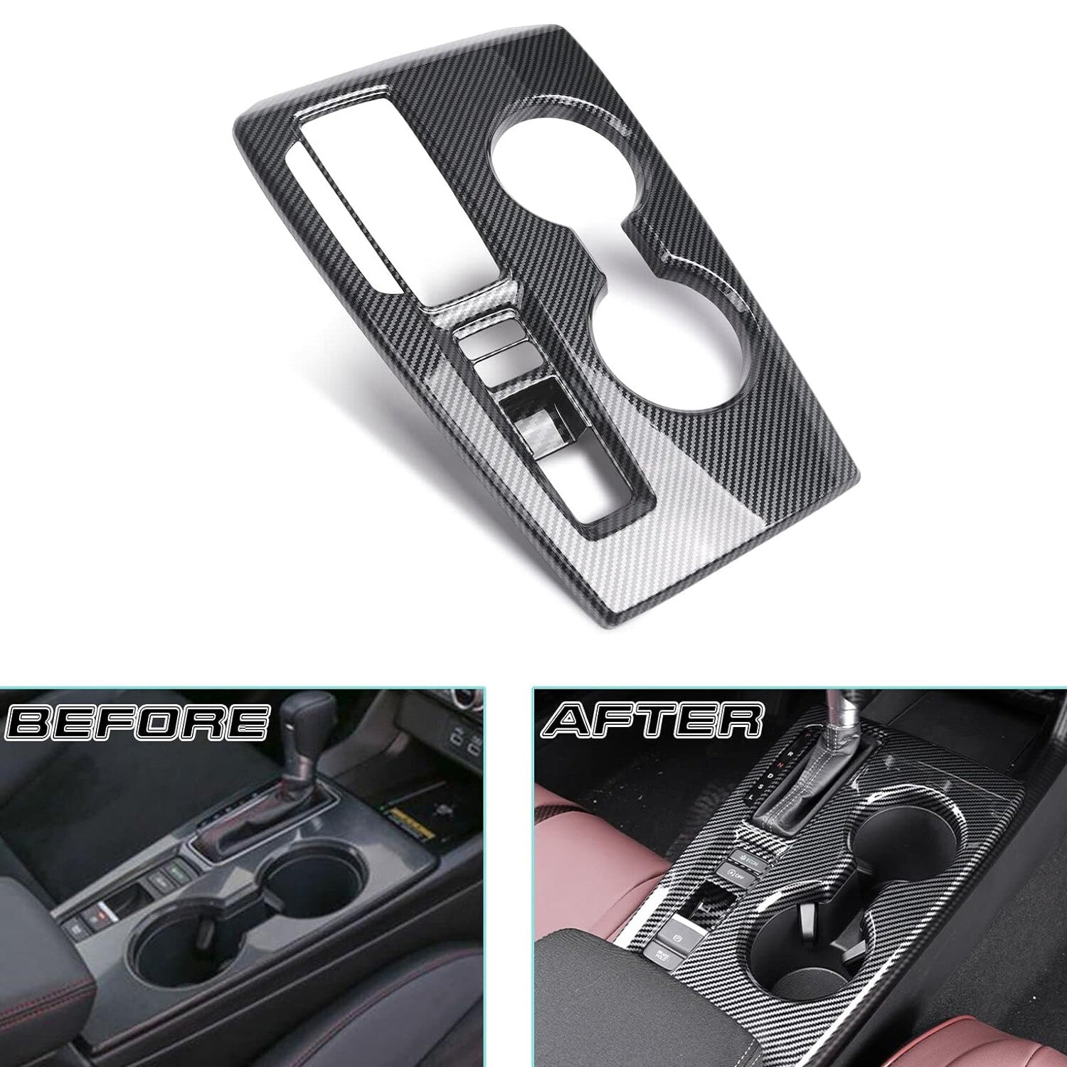 1 piece gearbox shifter frame cover trim for Honda 11th generation for Civic 2022 2023 2024