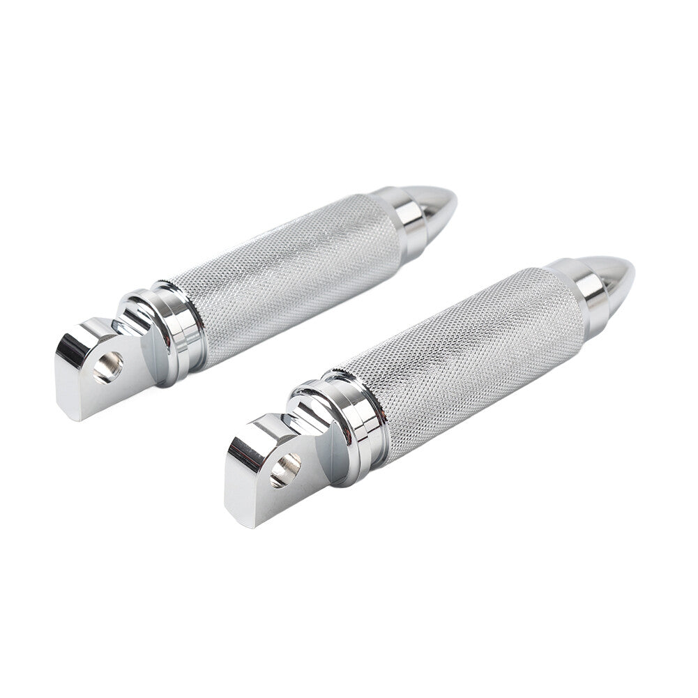 Chrome Footpegs Pedal Footrest for Harley Sportster Softail Touring Road King