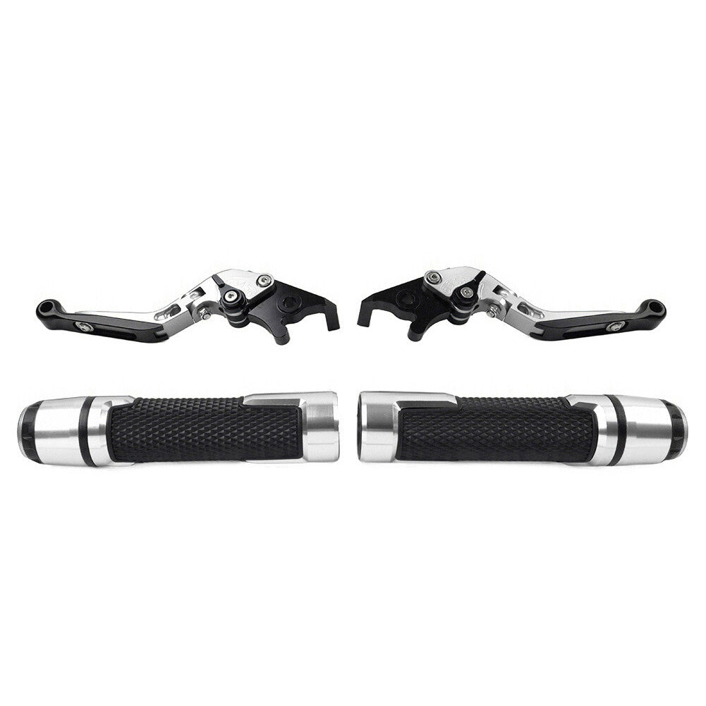 Fold Extendable Brake Clutch Lever Handlebar Grip Sets Fit for Yamaha FJR XJR 1300