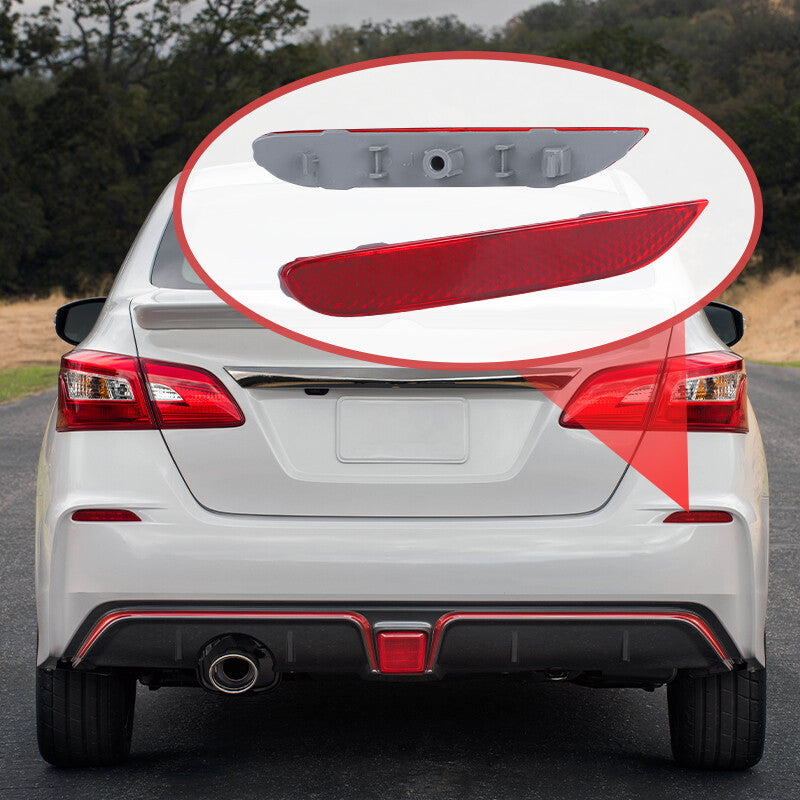 2pcs Rear Bumper Reflector Red Left Right Side for Nissan Altima 2019-2020