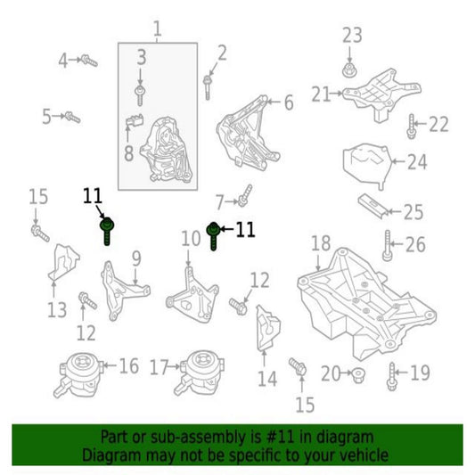 N91153001 Bolt for VW for Audi for Skoda for SEAT