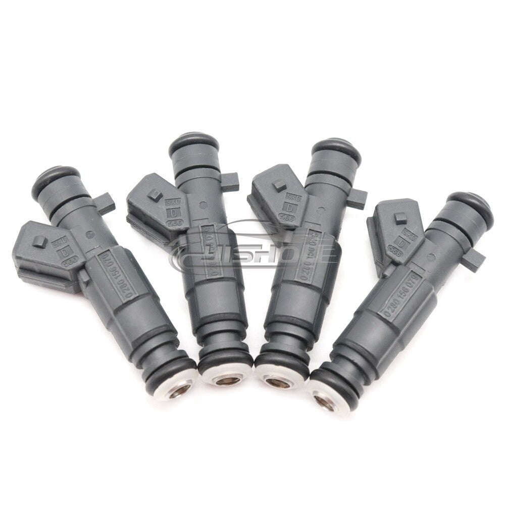 4-pack fuel injectors for ROVER for MG ZT-T ZS 75 1.8T 1.8LK series turbochargers 0280156079