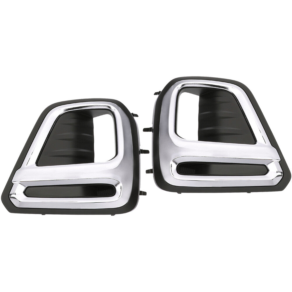 2Pcs Fog Light Trim Chrome Left Right Side Fit For 2019 - 2021 for Subaru for Forester