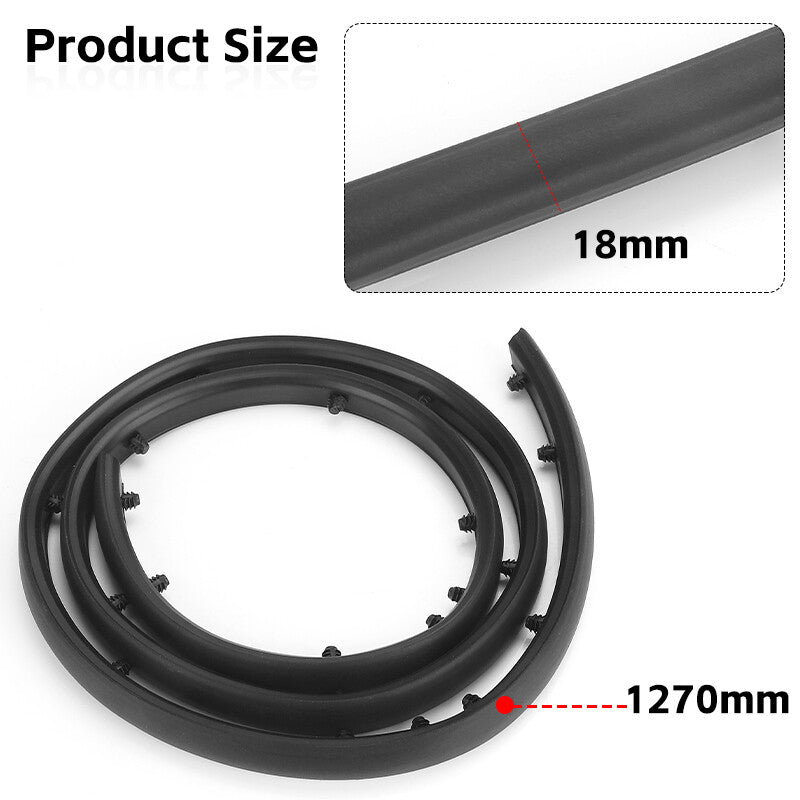 For 2015-2017 Sonata Front Grille Upper Rubber Molding Bumper Rubber Hood Strip