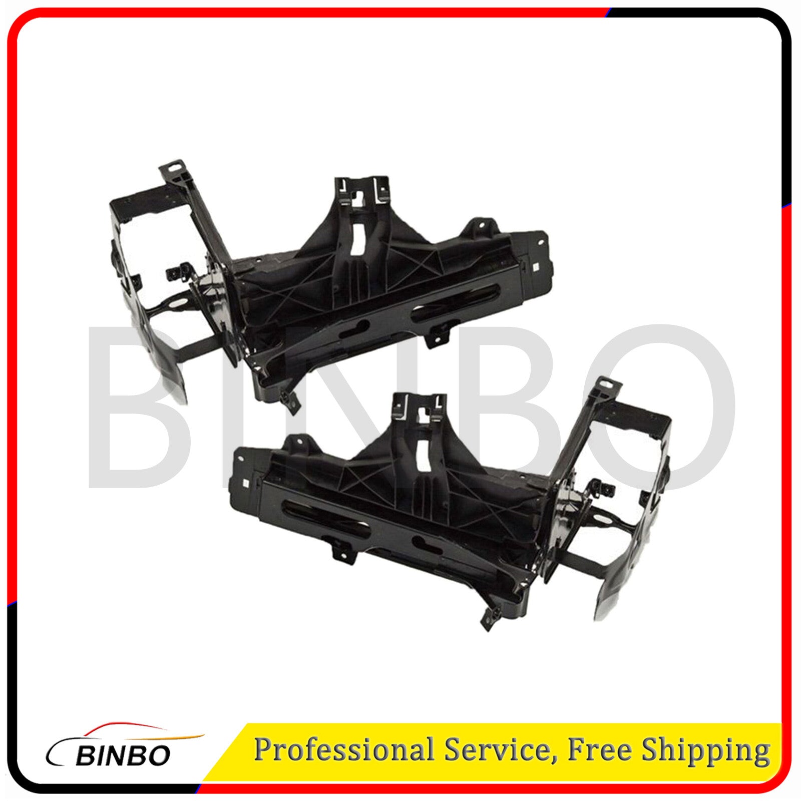 2 pcs for BMW 550i GT xDrive 2010-2017 Radiator Support Bracket Left Right