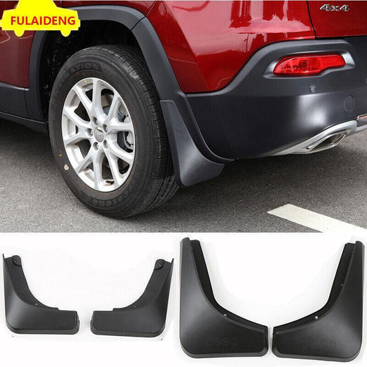 for Jeep Cherokee 2014-2018 Front  Rear Mud Fender Flaps Splash Guards Mudguard