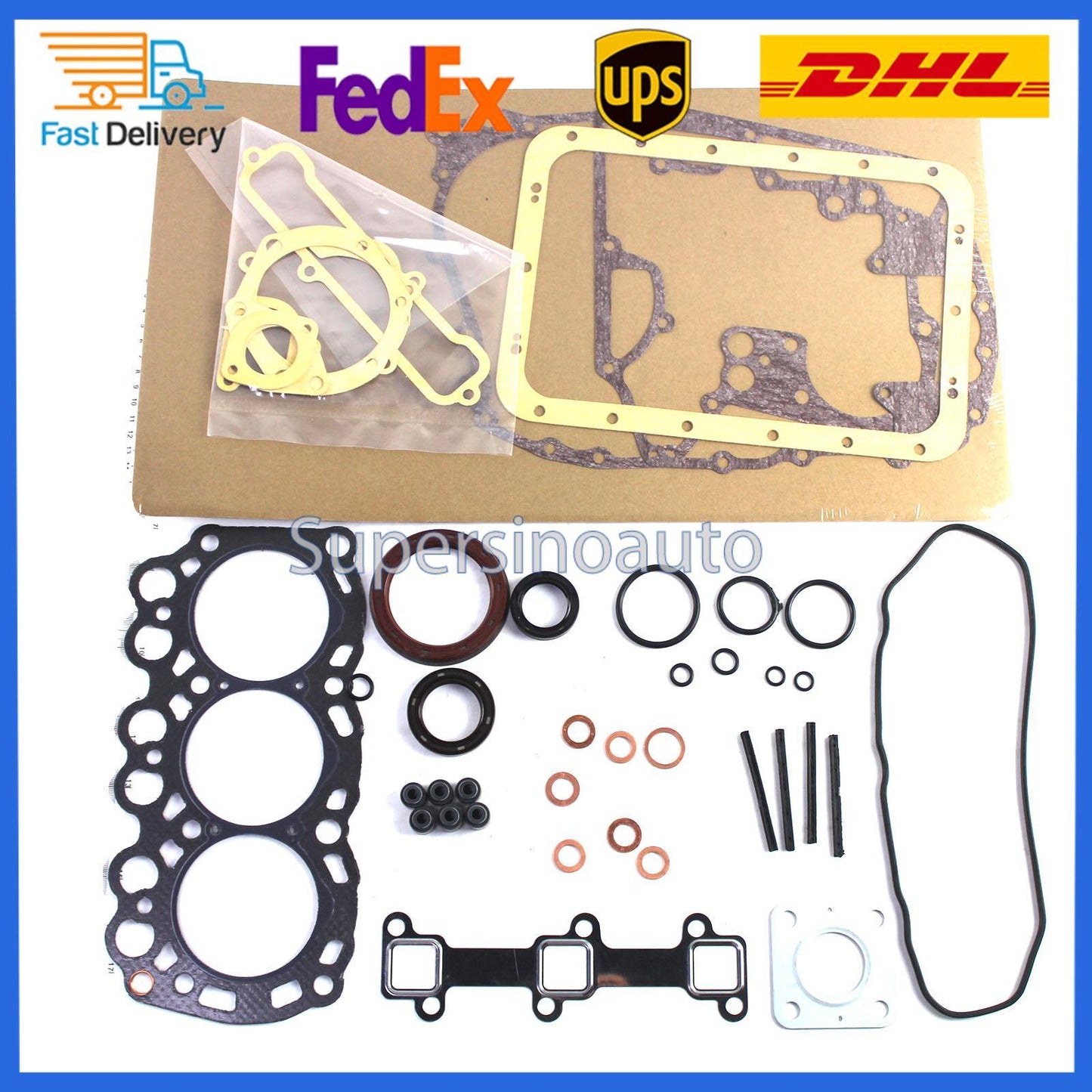L3E Complete Cylinder Gasket Kit For Tractor Loader Truck for Mitsubishi Diesel