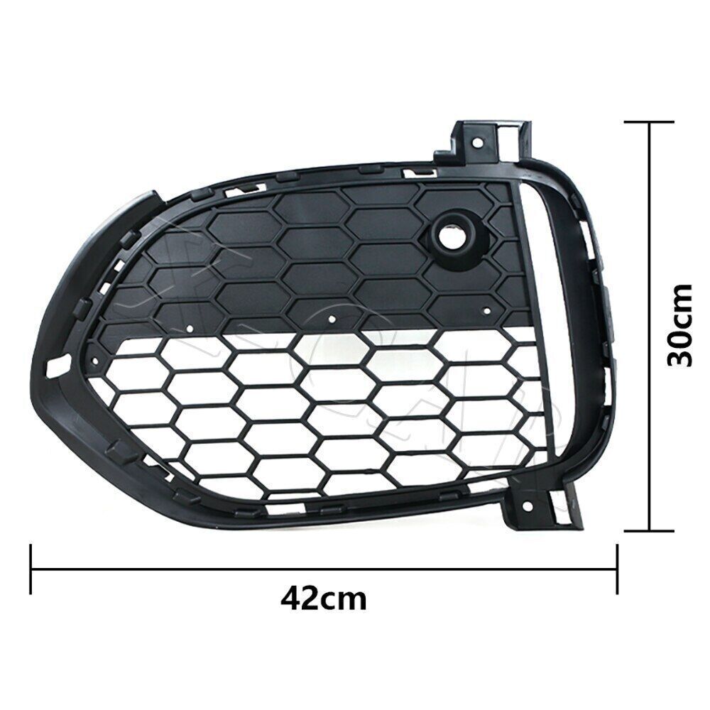 Pair for BMW X5 F15 2012-2015 M Sport Front Bumper Grille Fog Lamp Cover Frame