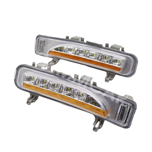Car LED Daytime Running Lights Turn Signal Fog Lamp Fit for Ford Edge 2011-2014