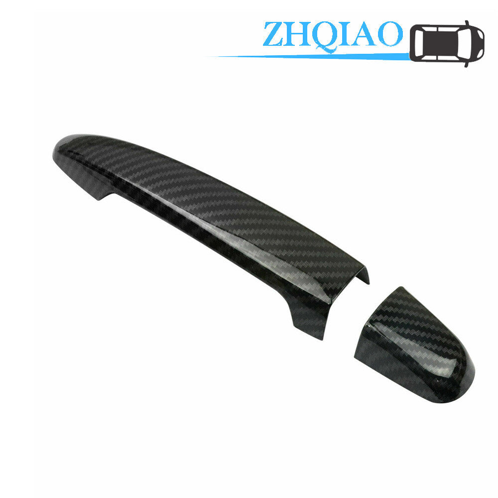 Carbon Fiber Style Door Handle Cover Trim Fit for Toyota for Scion XD 2007-2010