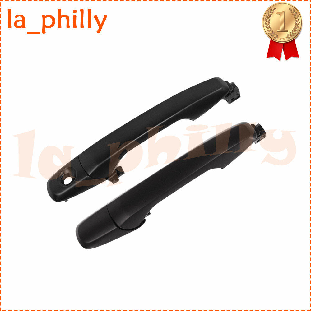 2x Fits 2011-2017 for Ford Explorer Front Right Left Exterior Door Handle Black