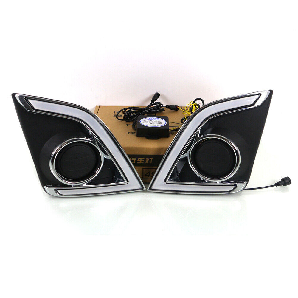 Replacement bumper for Isuzu D-Max 16-17 LED daytime running lights and fog lights