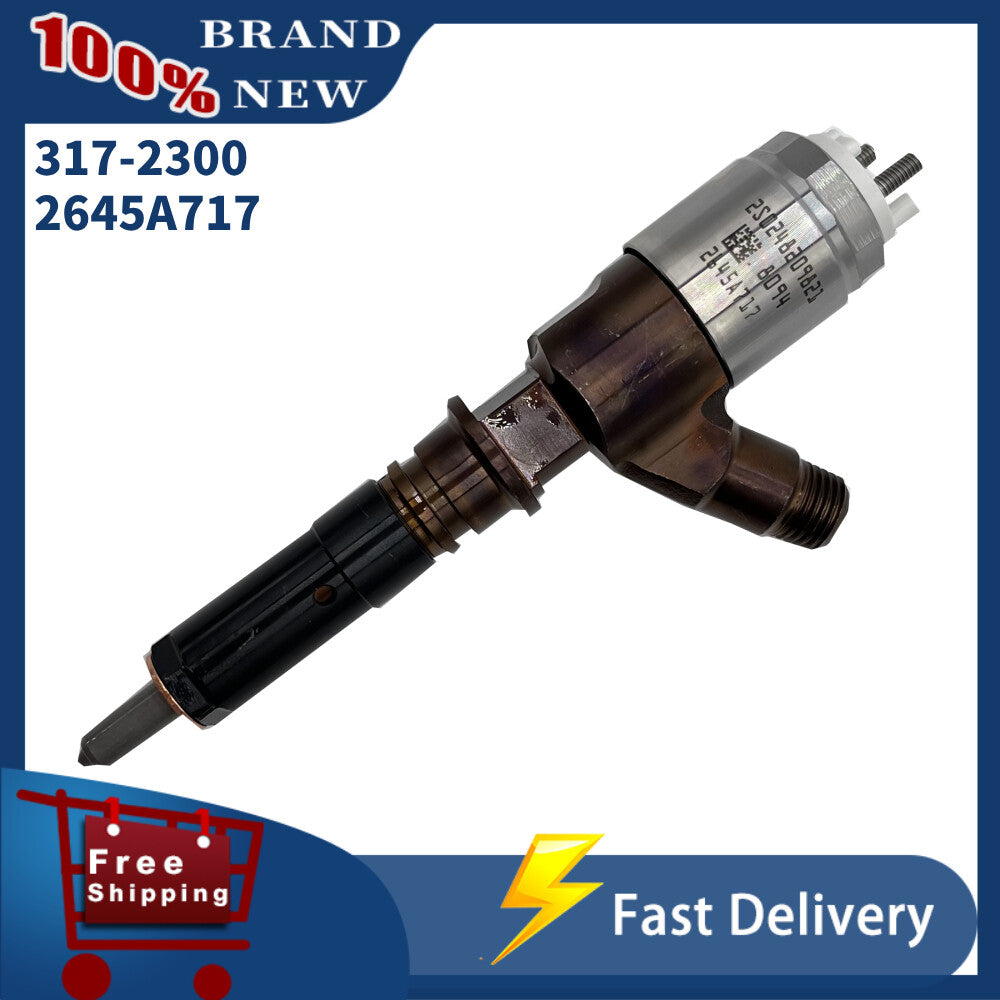 Common Diesel Engine Fuel Rail Injector 317-2300 2645A717 for caterpillar C4/6